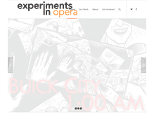 Tablet Screenshot of experimentsinopera.com